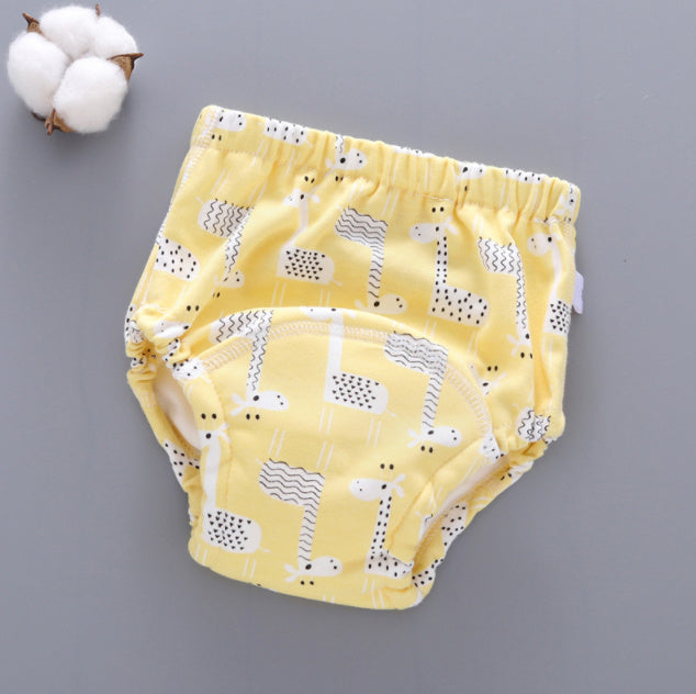 Baby Training Pants Washable 6-layer Gauze Diaper Cover 4