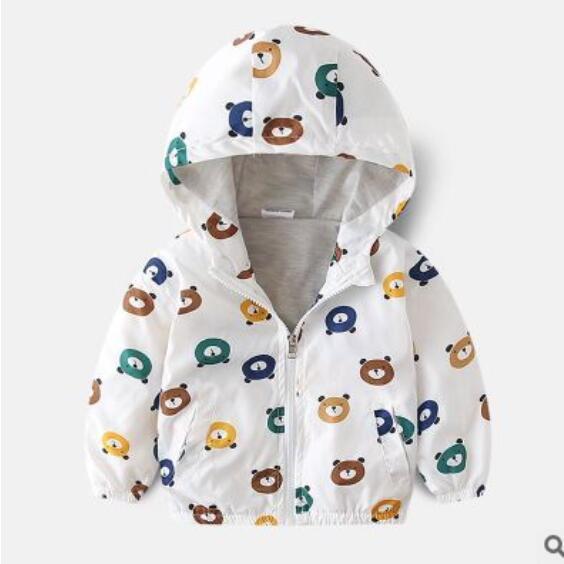 Boy jacket casual hooded jacket 16