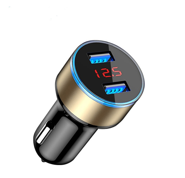 Car Charger 5V 3.1A With LED Display Universal Dual Usb Phone Car-Charger 1