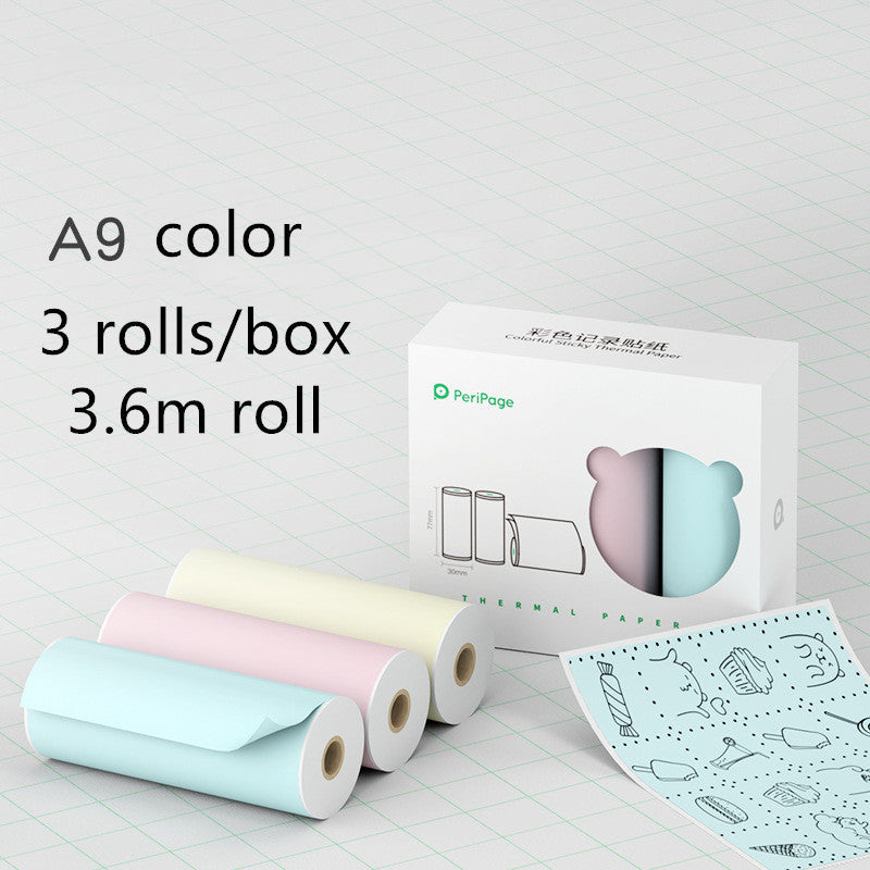 Mini Bliuetooth Wireless Thermal Printer Paper Sticker Label Printer 28