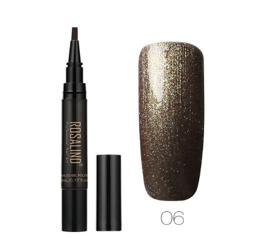 5ml Solid Color Nail Art Pen Nail Glue for Nail Art 44