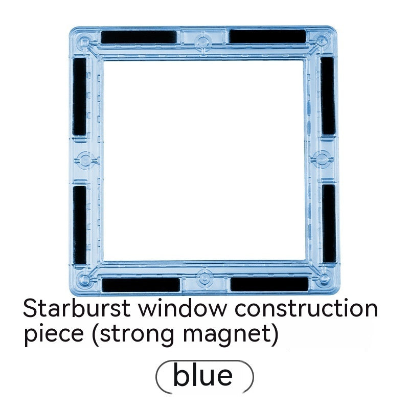Color Window Asterism Magnetic Building Blocks Assembly 53