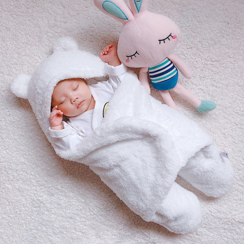 Baby Sleeping Bag Envelope for Newborn Baby Winter Swaddle Blanket 7