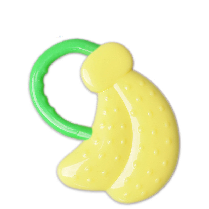 Toddlers Infants Baby Teething Toy Soft Silicone Fruit Teether Holder 5