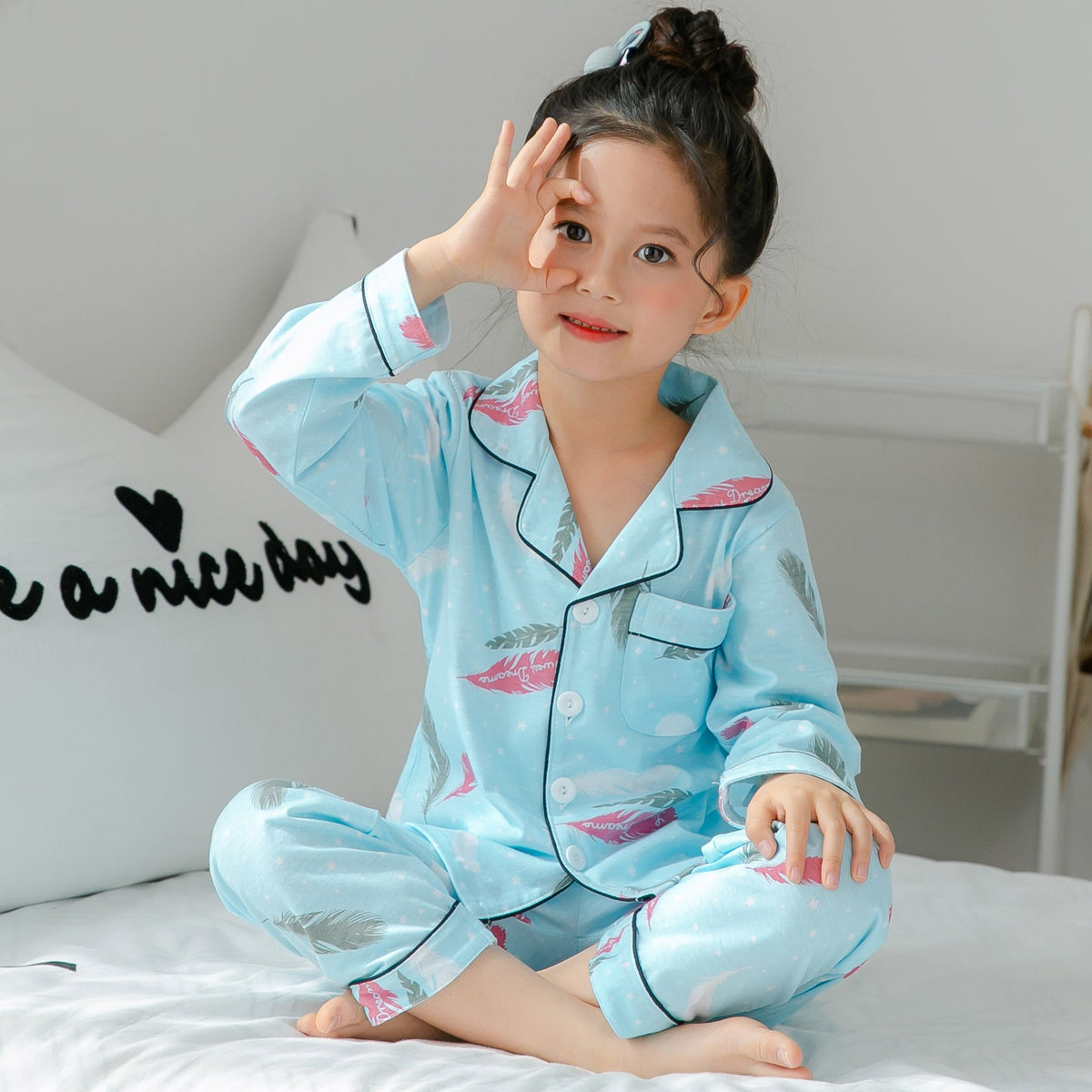 Cotton pajamas for children 6