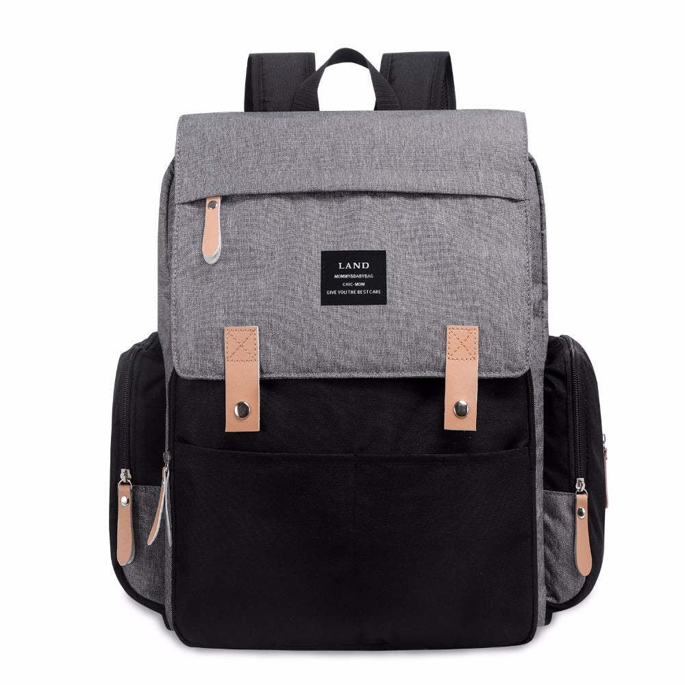 LAND Mommy Diaper Bags Landuo Mother Large Capacity Travel Nappy Backpacks with changing mat Convenient Baby Nursing Bags MPB86 11