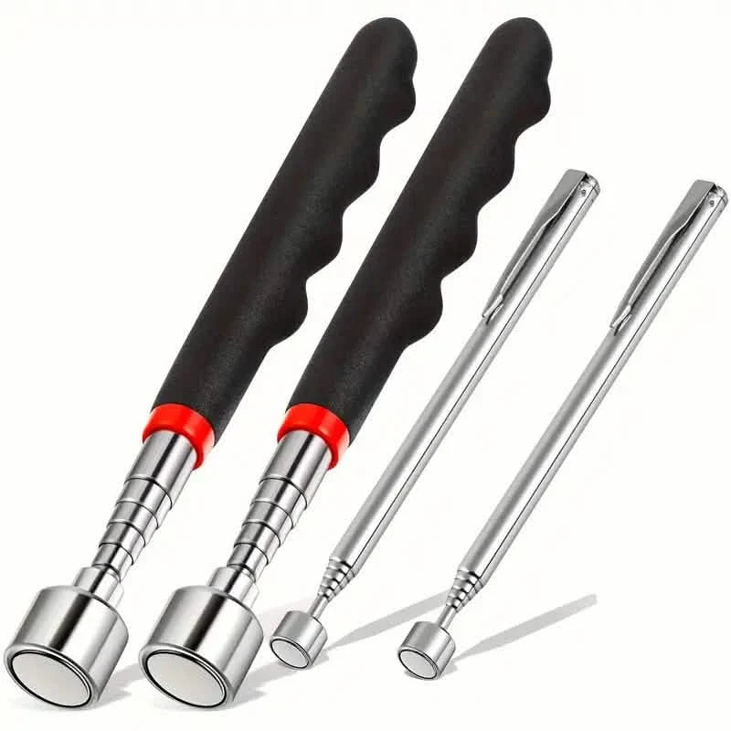 3-in-1 Telescopic Magnetic Grabber Tool – Stainless Steel, Non-Electric 1