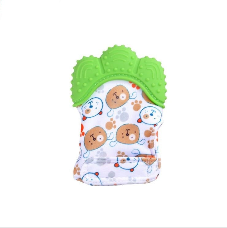Baby teether baby anti-bite silicone molar gloves children's sound toys 28