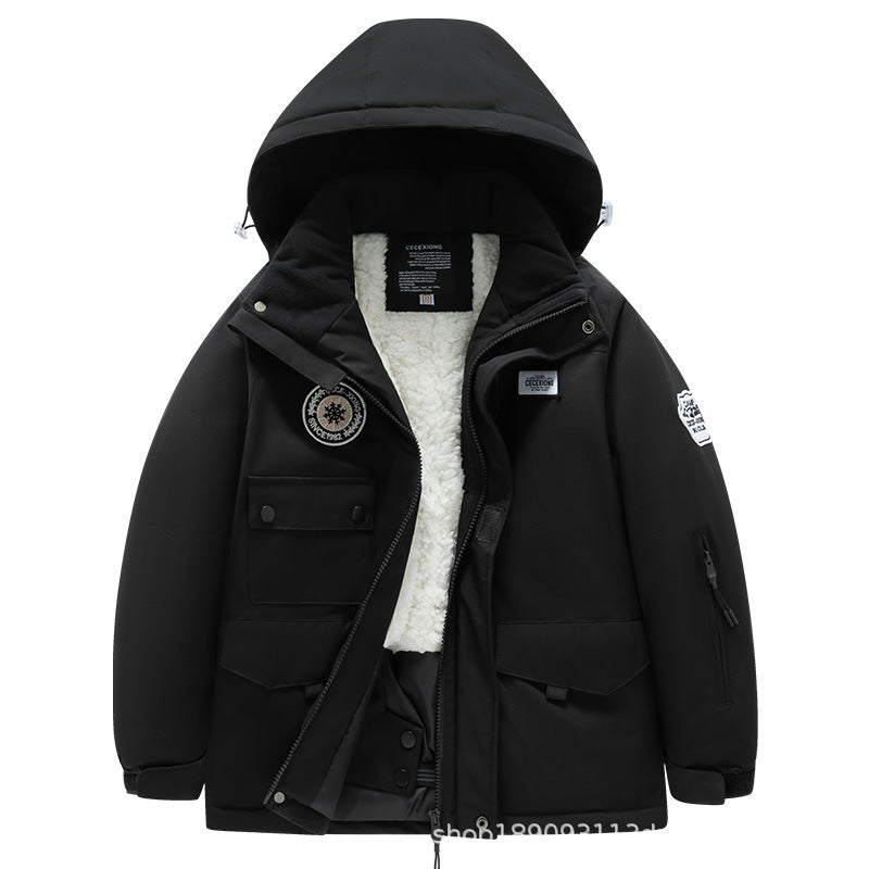 Childrens Outdoor Ski Suit Thickened Waterproof And Windproof 5