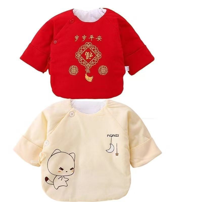 Newborn Thin Cotton Half-back Cotton 9