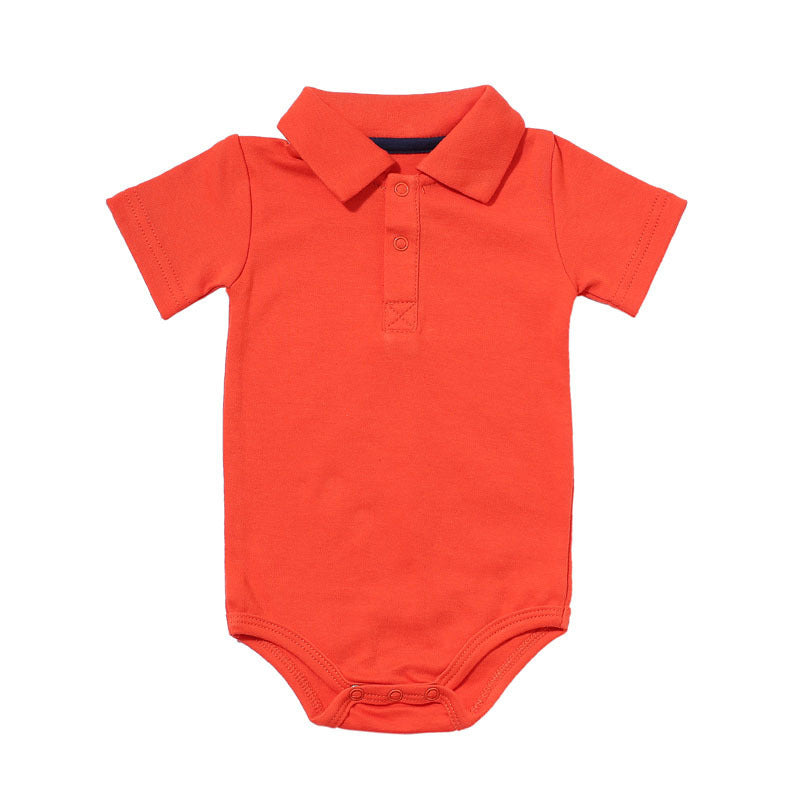 Lapel baby onesies 3