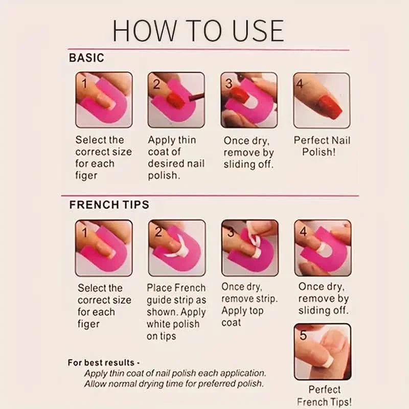 26-Pieces U Curve Shape 10 Sizes Nail Protector 6