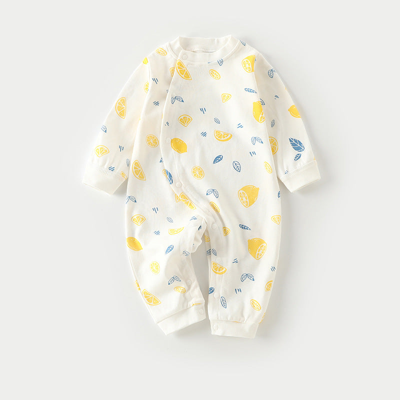 Autumn Thin Baby Pajamas And Baby Onesies 5