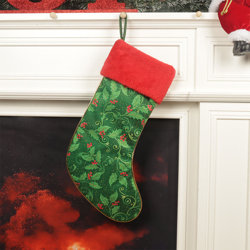 Christmas gifts children's candy bags Christmas pendants Christmas socks Christmas decorations 6