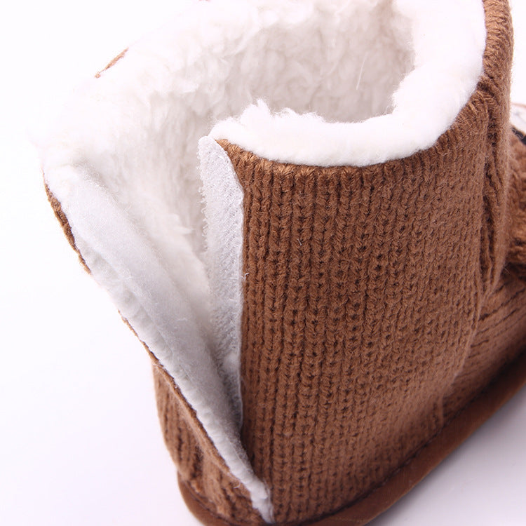 Wholesale autumn winter new bear knitting plus baby shoes, toddler shoes, baby shoes, boots 1734 3