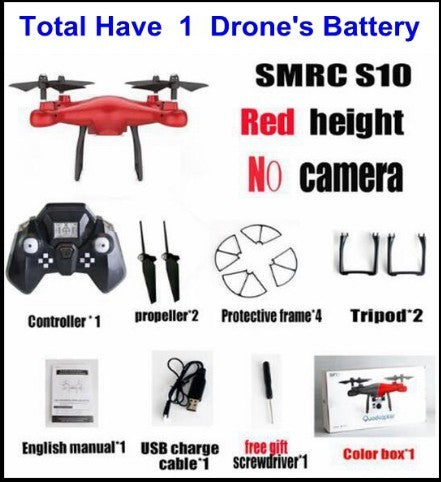 Sales Promotion WiFi 2MP Camera With S10 SMRC FPV Quadcopter Drone Helicopter UAV Micro Remote Control Toy RACER KIT Aircraft 11