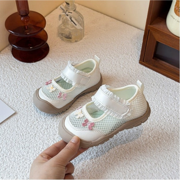 Children's Sports Shoes, Sandals, Breathable Mesh Shoes, Sweet Princess Shoes For Little Girls, Soft Soled Casual Shoes 2