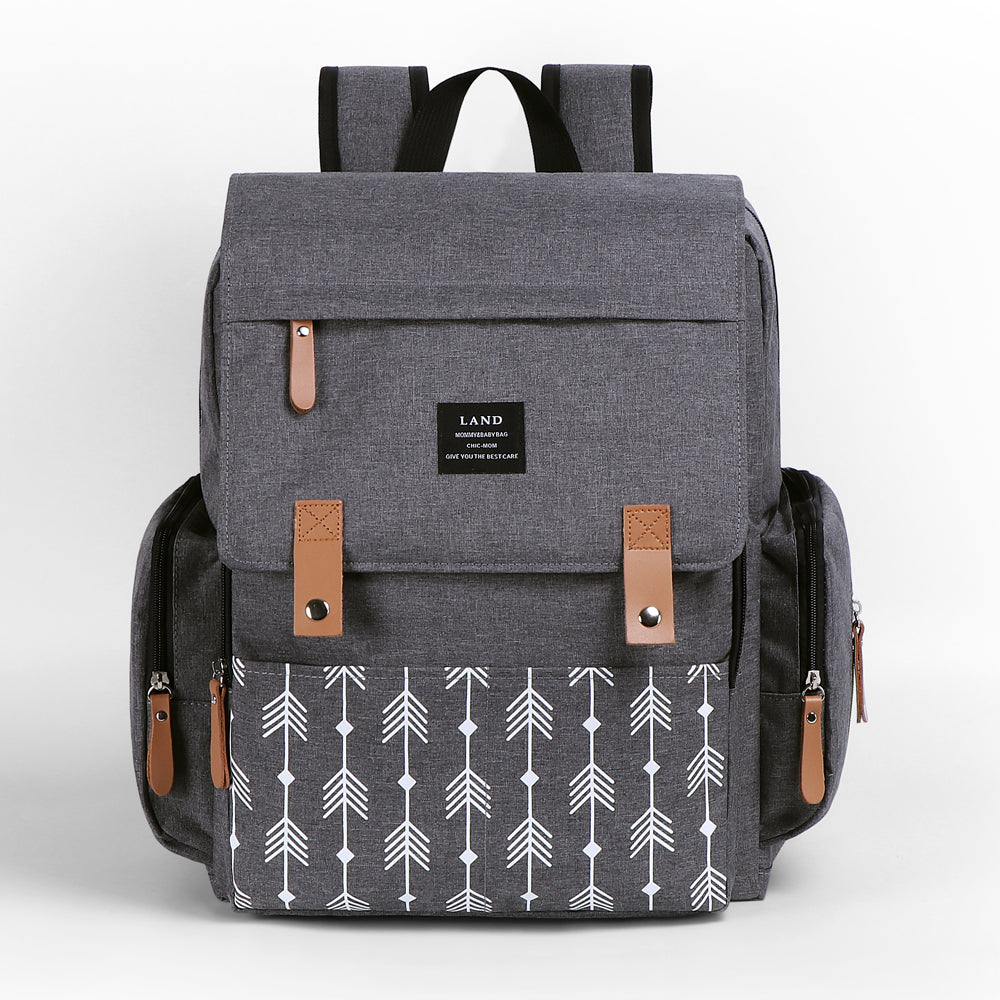 LAND Mommy Diaper Bags Landuo Mother Large Capacity Travel Nappy Backpacks with changing mat Convenient Baby Nursing Bags MPB86 7
