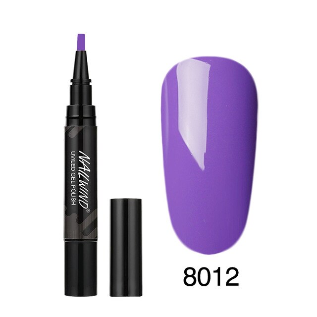 Art Manicure Venalisa 60 Colors Soak Off Enamel Convenience Clean Nail Glue Pen 50