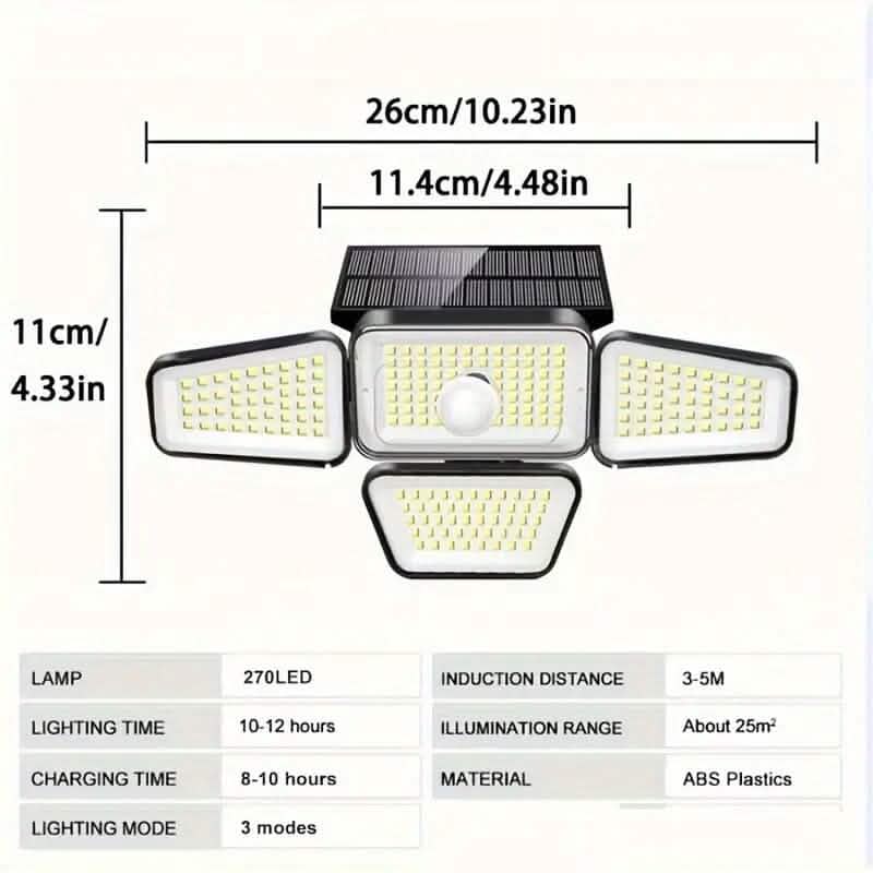 270 LED Solar Garden Outdoor Lights 3
