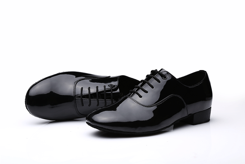 Men's Modern Dancing Shoes Leather Soft Bottom Men's Dance Shoe Latin Dance Shoes Dance Shoe Men's National Standard Square Friendship Dancing 2
