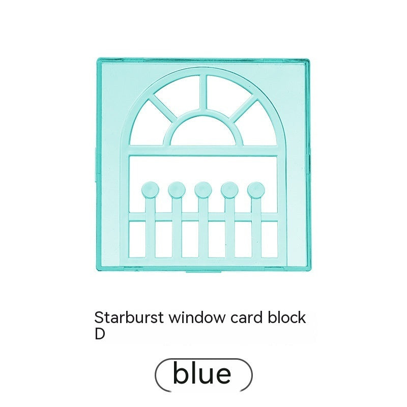 Color Window Asterism Magnetic Building Blocks Assembly 75