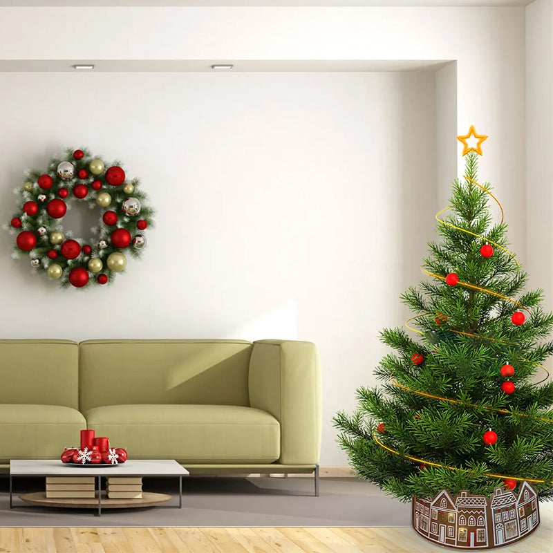 LED Gingerbread Christmas Tree Collar 4