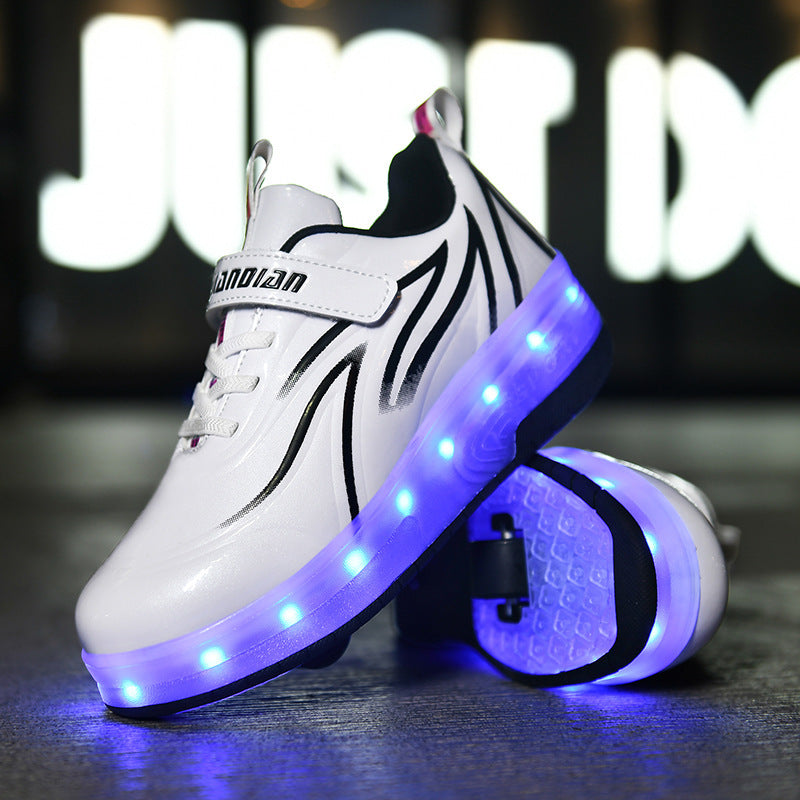 Light Charging Pulley Shoes Single And Double Wheels 4