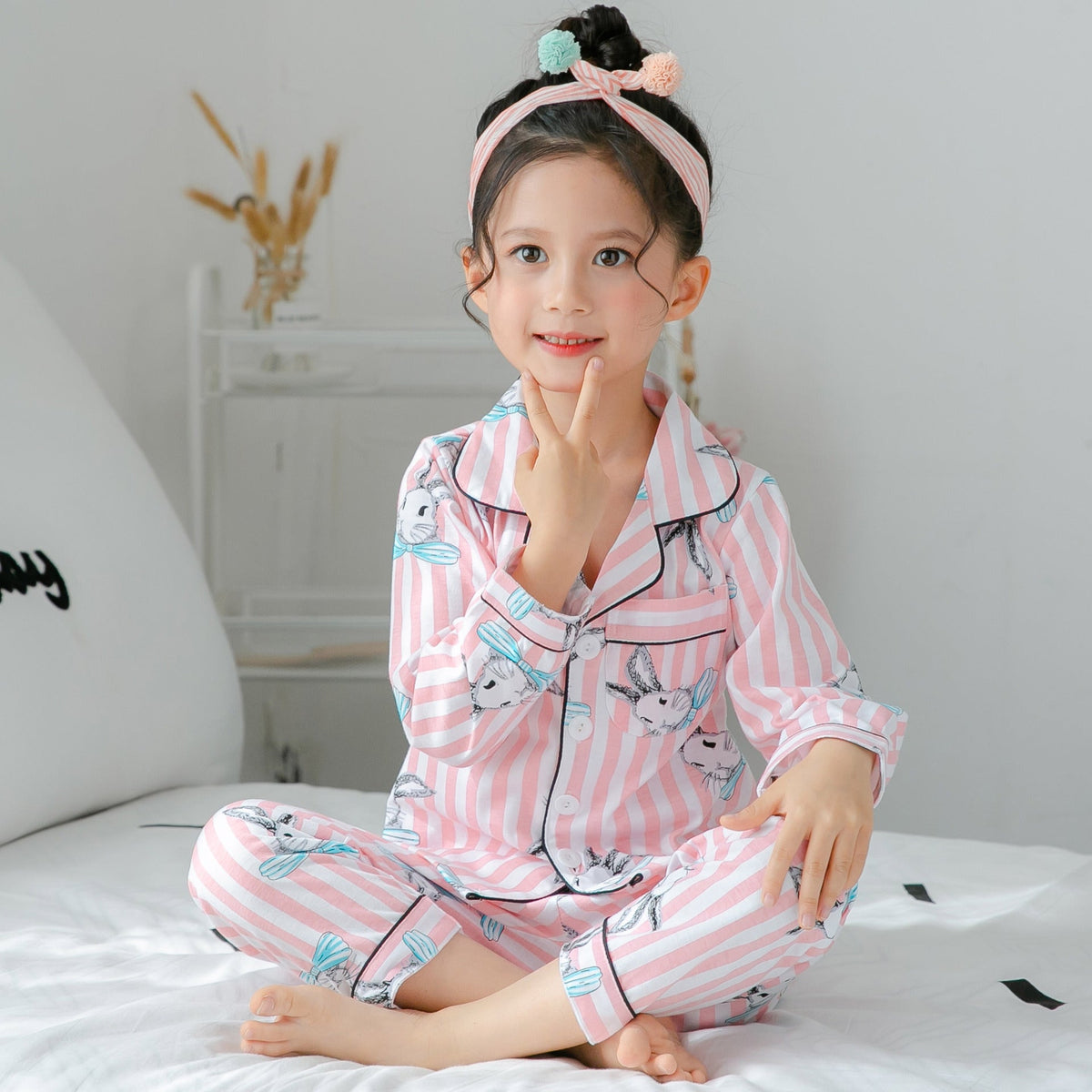 Cotton pajamas for children 8