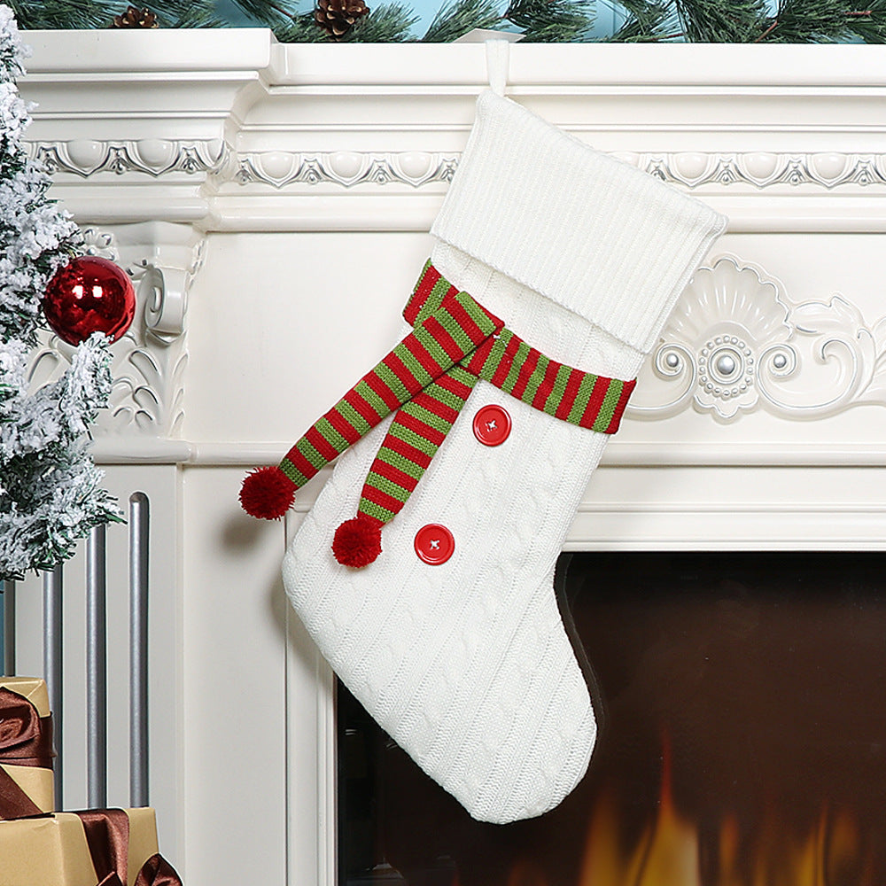 Christmas gift bags Christmas decoration gifts candy bags Halloween scarves Christmas socks 6