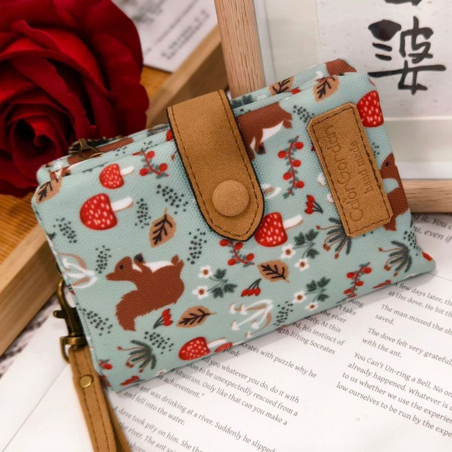 Multifunctional Tri-fold Fashion Multi-card-slot Printed Wallet 7