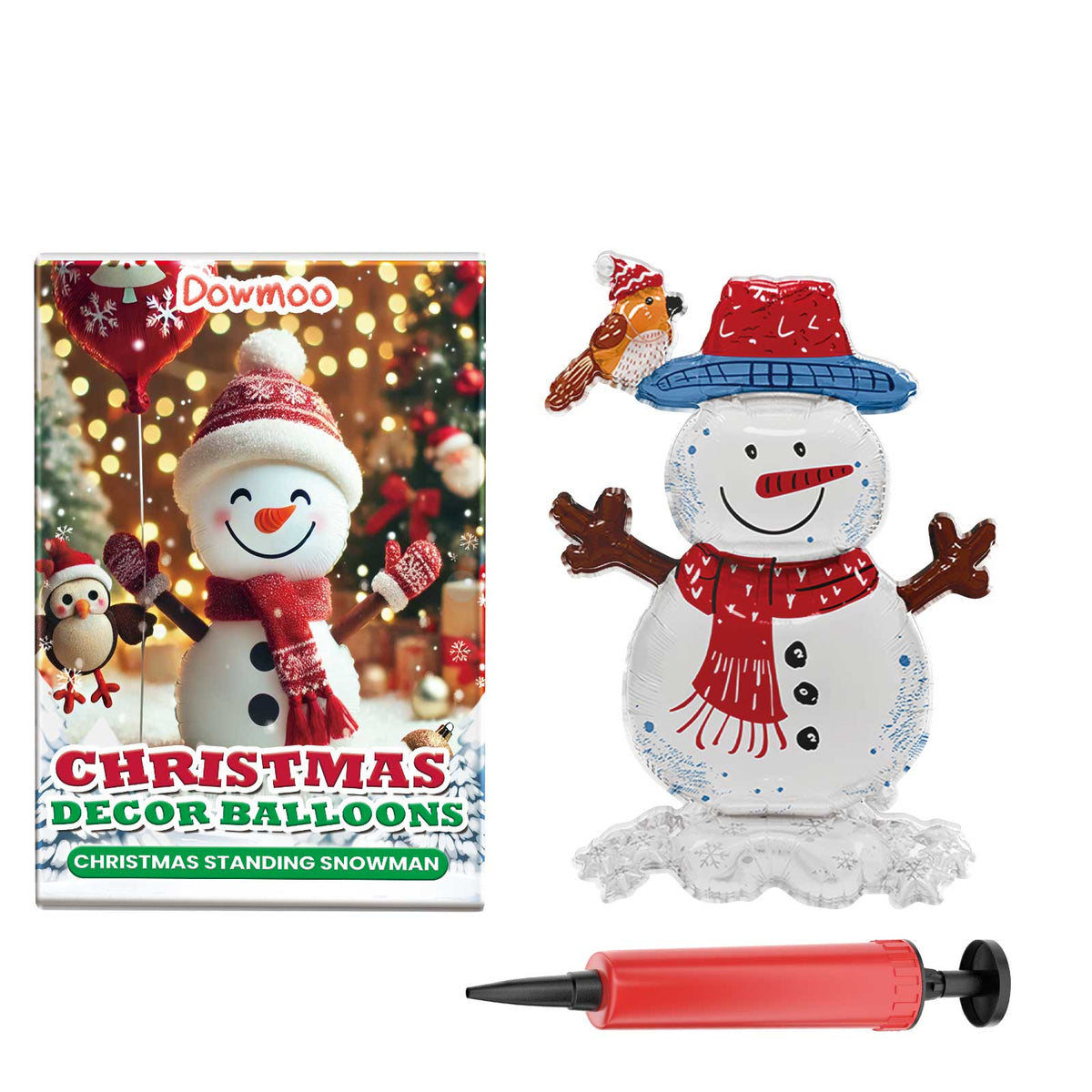 Christmas Balloons Balloon Standing Santa Claus Reindeer Christmas Tree Event Atmosphere Arrangement 1