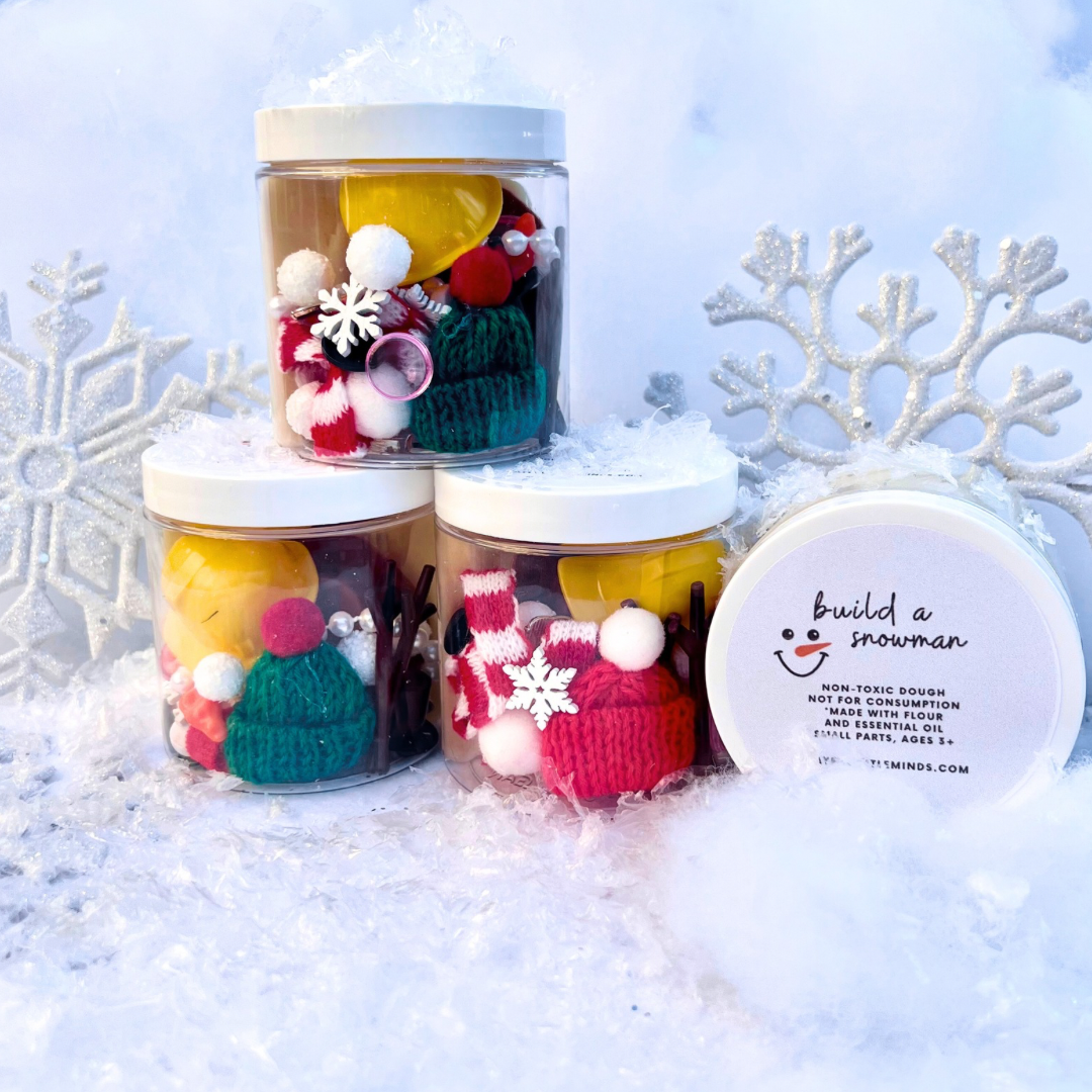 Snowman Dress Up Playdough Kit for Kids 5