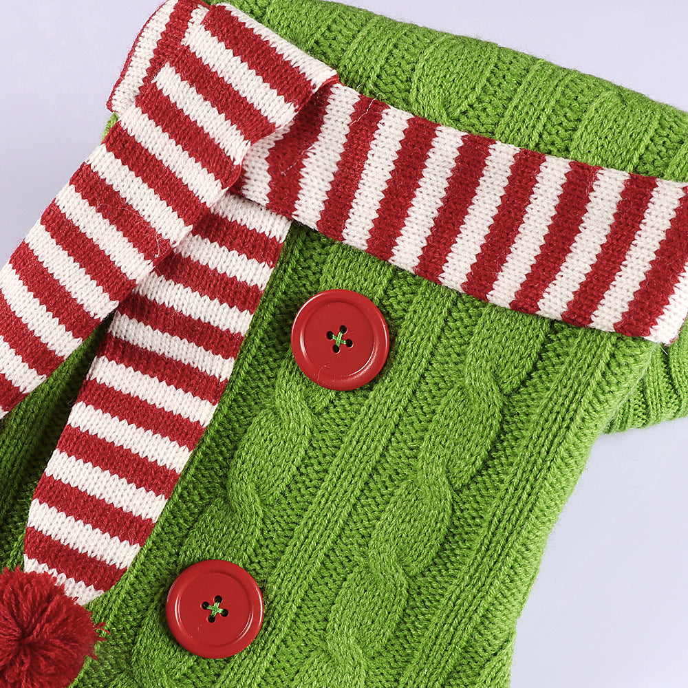 Christmas gift bags Christmas decoration gifts candy bags Halloween scarves Christmas socks 2
