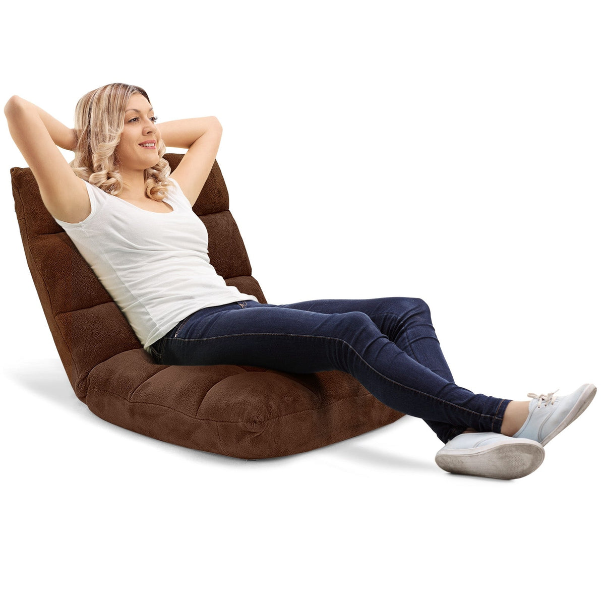 Adjustable 14-position Cushioned Floor Chair 7