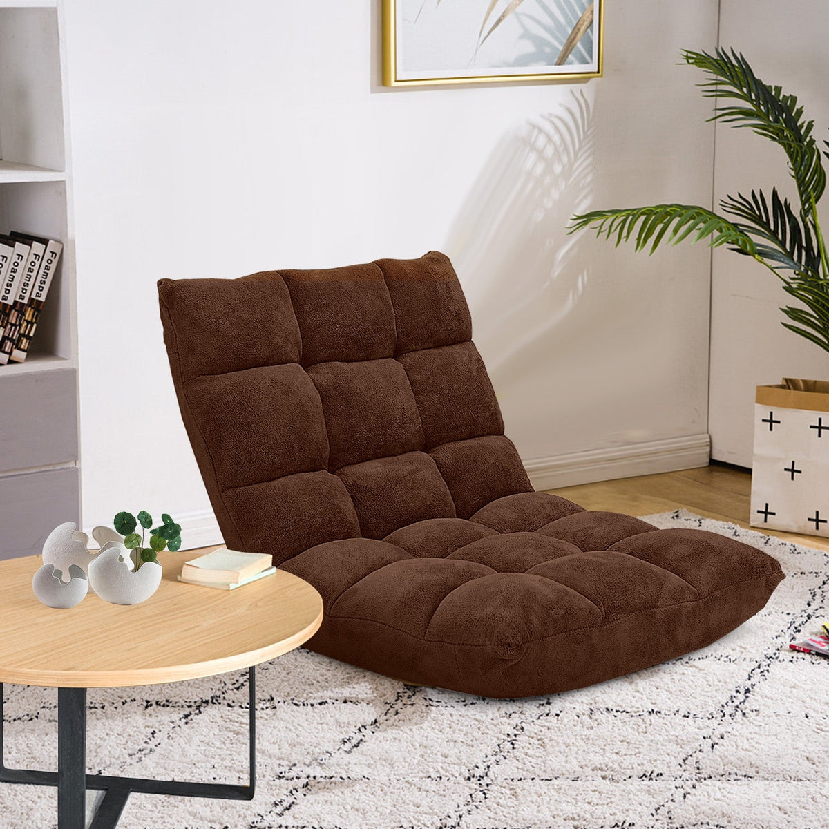 Adjustable 14-position Cushioned Floor Chair 1