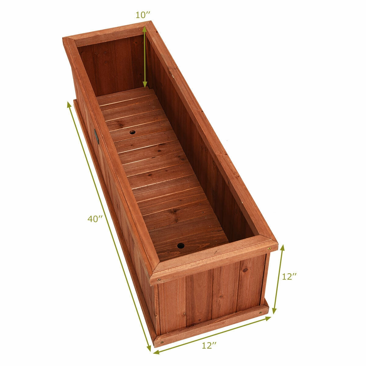 Wooden Decorative Planter Box for Garden Yard and Window 5