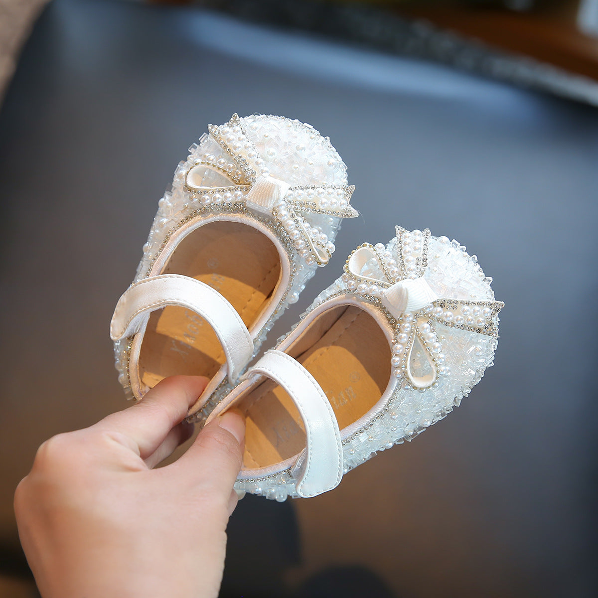 Spring And Autumn Girl's Nude Shoes Non-slip Soft Bottom Toddler 4