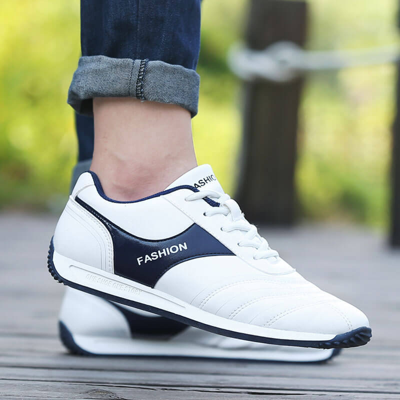 Men's Casual White Shoes Social Boy Wear-resistant Skate Shoes Men 2