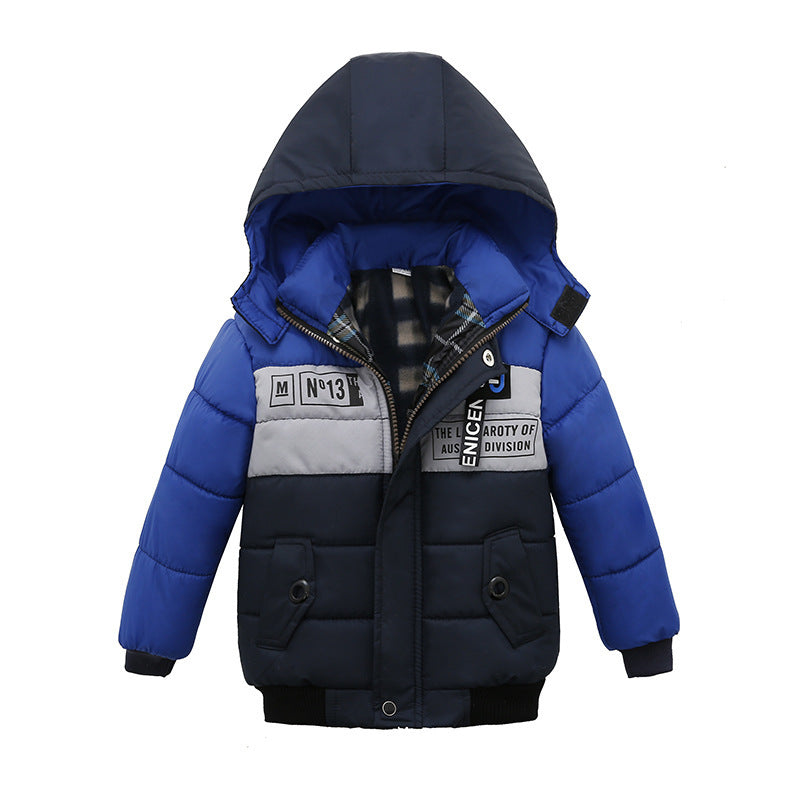 Small And Medium-Sized Boys Cotton-Padded Jackets 5