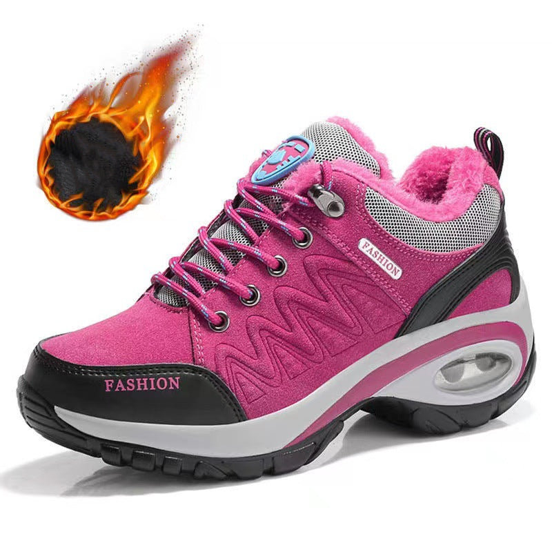 Autumn Winter Women Sneakers Air Cushion Design Platform Shoes 16