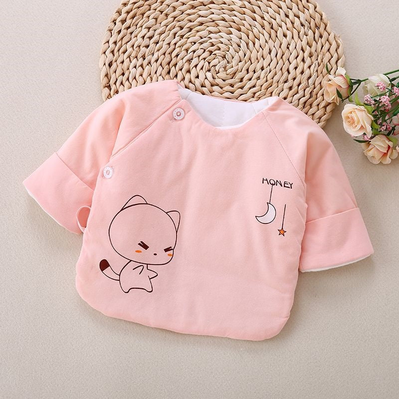 Newborn Thin Cotton Half-back Cotton 4