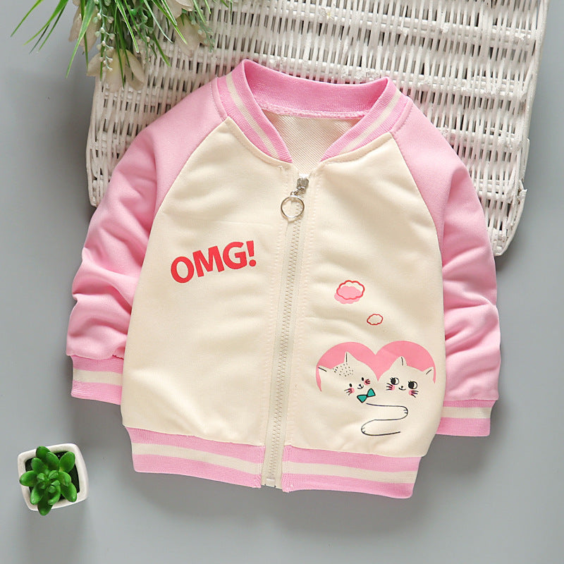 Boys And Girls Jackets Korean Baseball Uniforms Children's Babies Casual Western Style 6