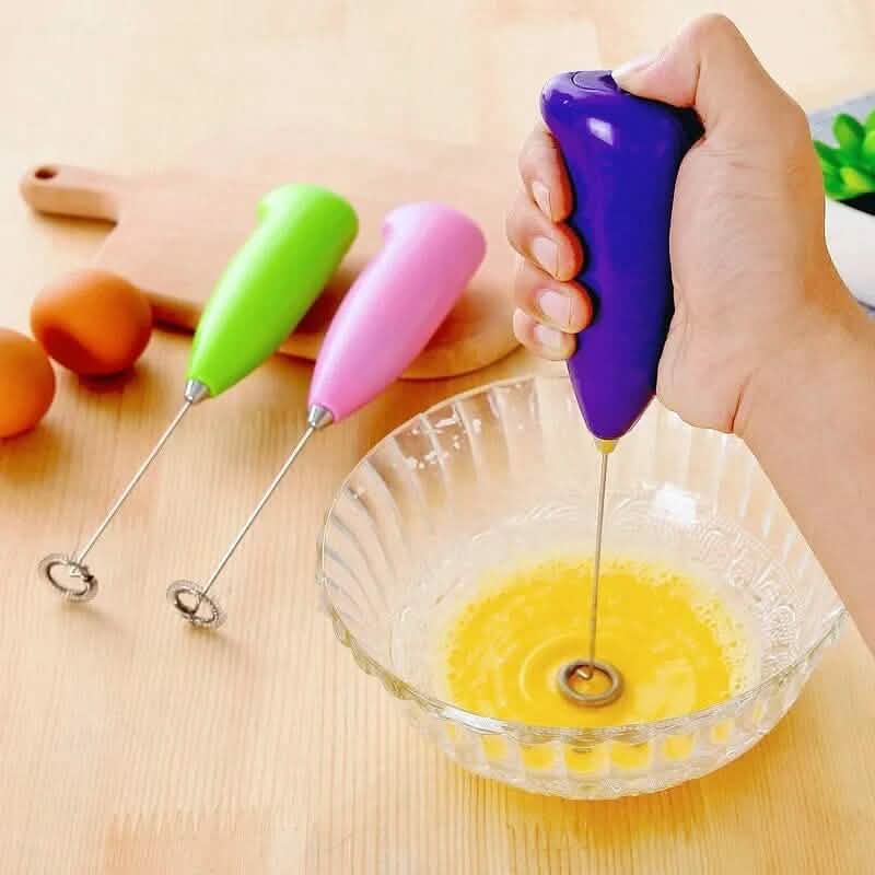 3-Pack: Electric Milk Frother Handheld Whisk 9