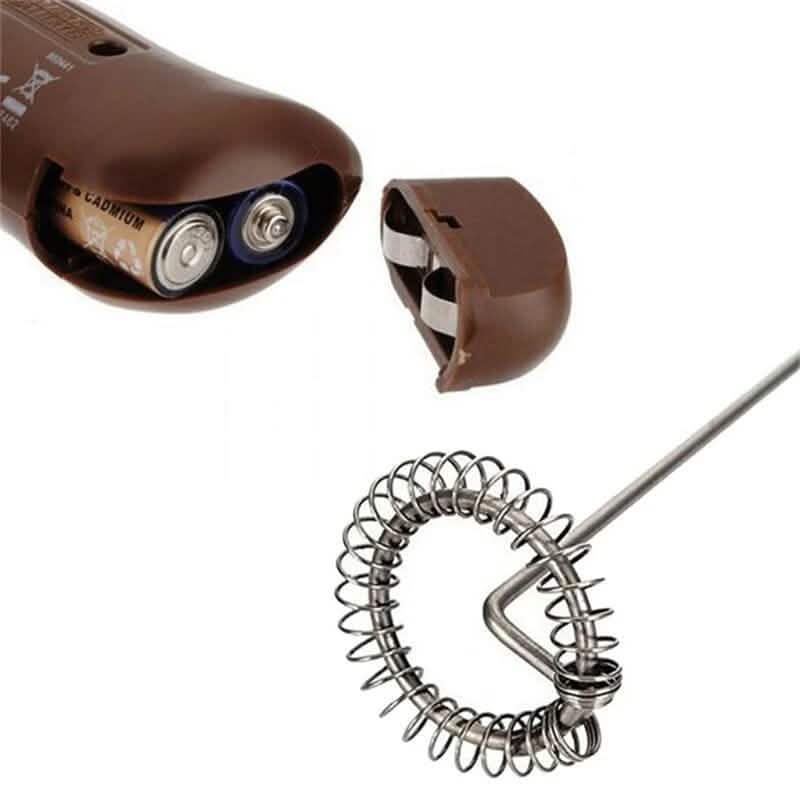 3-Pack: Electric Milk Frother Handheld Whisk 5