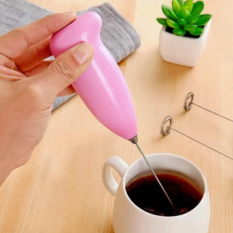 3-Pack: Electric Milk Frother Handheld Whisk 10