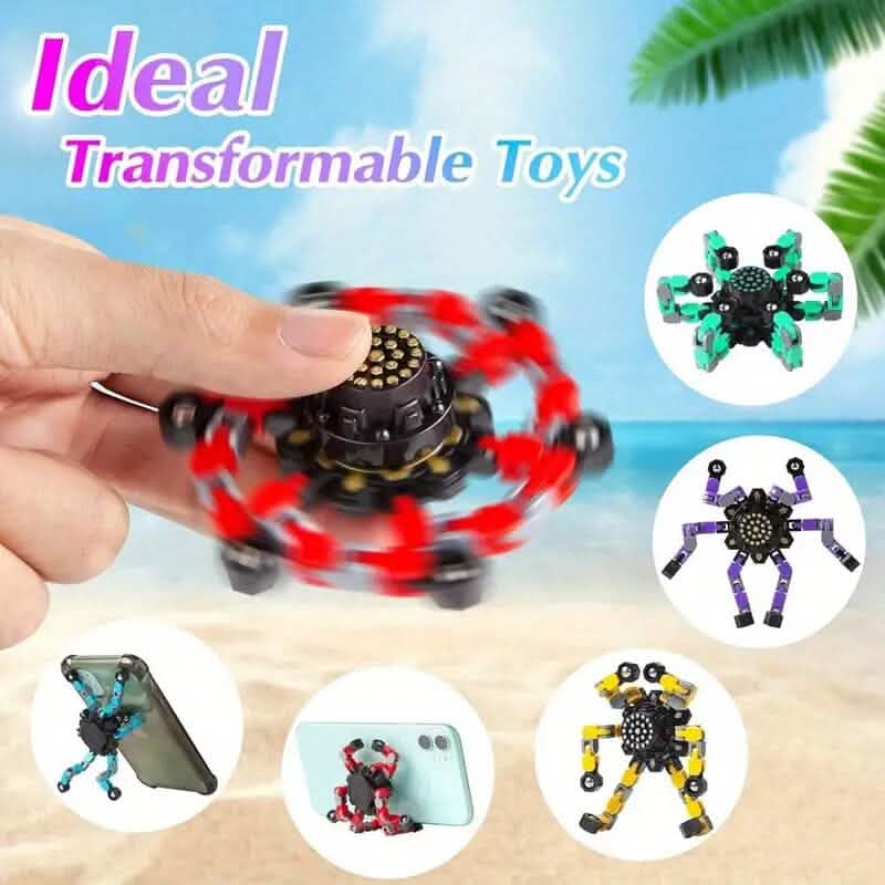 3-Pack: Fidget Toys Transformable Spinners 10