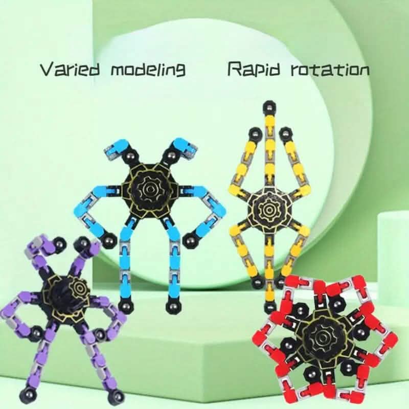 3-Pack: Fidget Toys Transformable Spinners 7