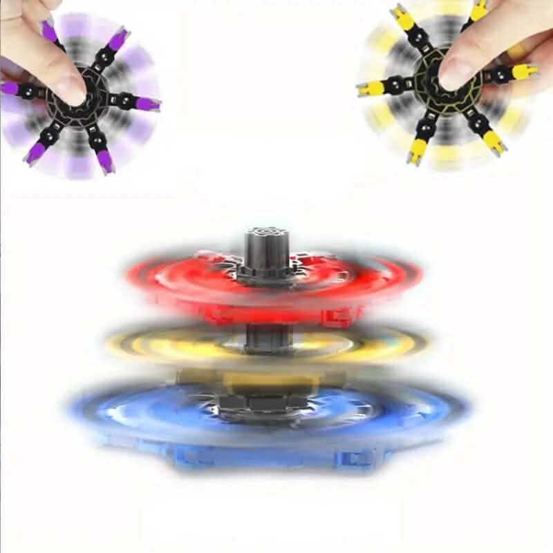 3-Pack: Fidget Toys Transformable Spinners 4