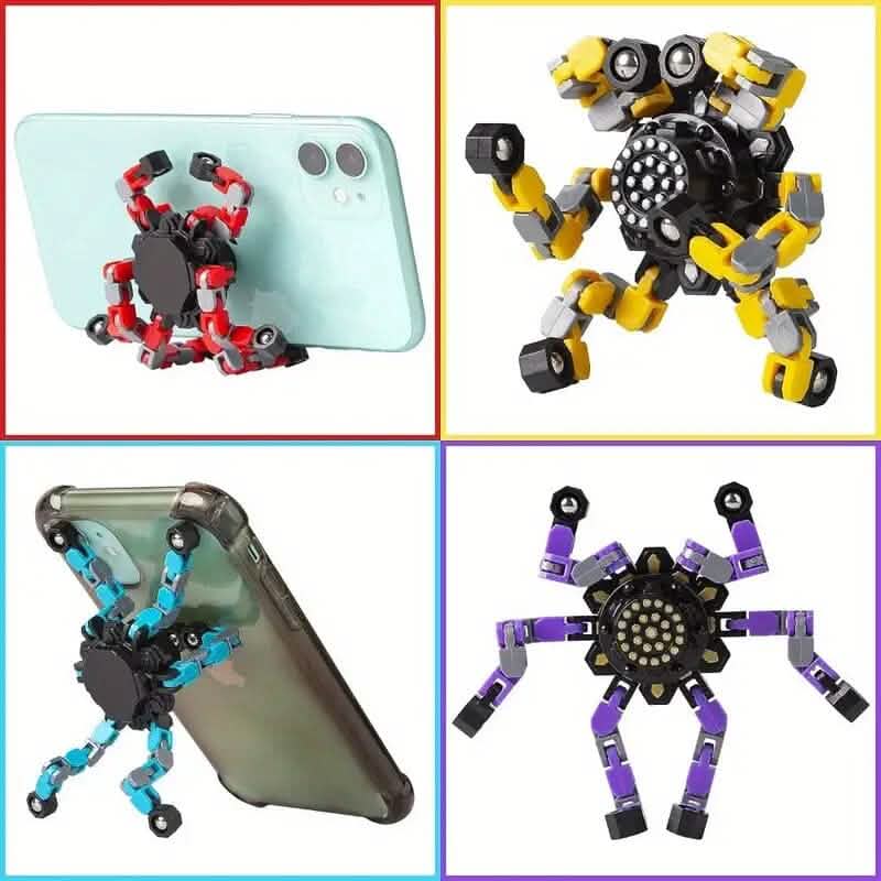 3-Pack: Fidget Toys Transformable Spinners 6
